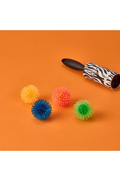 KPM 4-Piece Cat Ball Toy - Colorful - 12X5X18 cm