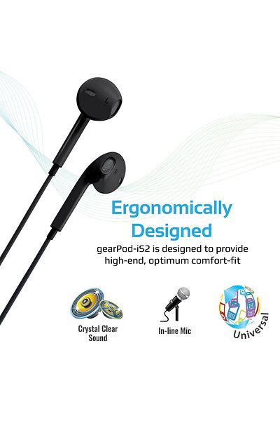 Promate Earphones, In-ear 3.5mm Universal Crystal Sound And Noise Isolating Earbuds With In-line Rem