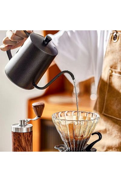 Generic V60 Coffee Set 10 Piece Drip Coffee Maker Tools Premium Hand Grinder for Pour Over