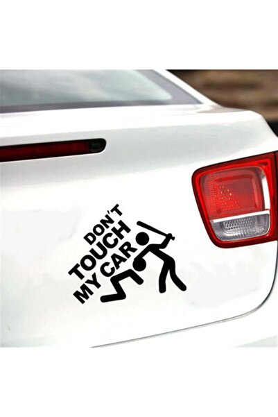 Redline Grafik Don't Touch My Car Auto Sticker