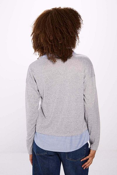 Springfield Combined Shirt Collar T-shirt