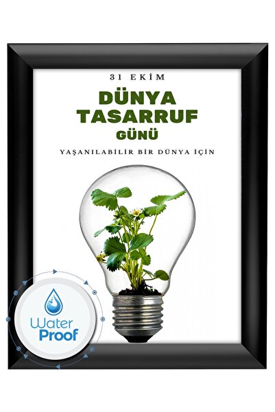 ÖzgürceSeç Алуминиева водоустойчива рамка, с панти, 25 мм B2 (50X70) Черна