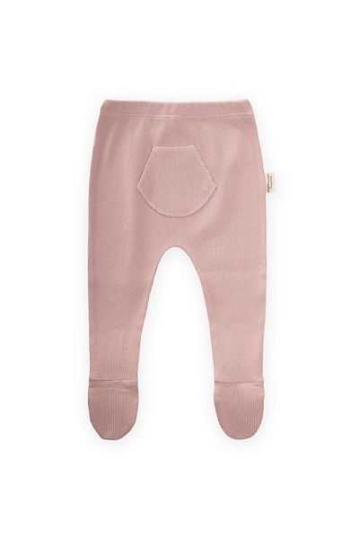Cigit Baby Pants with Booties 0-1 Years Old Powder Pink