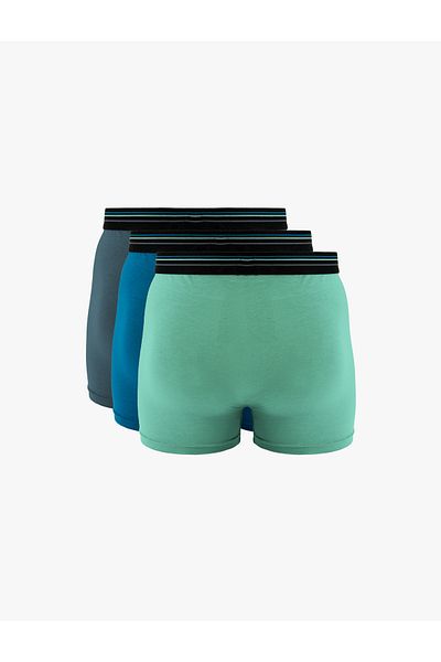 Koton Βαμβακερό Oversize Ανδρικό Σετ Boxer 3 τεμαχίων