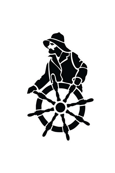 Redline Grafik Captain on the Button Sticker