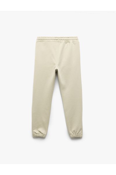Koton Basic Trousers Look Jogger Sweatpants with Elastic Waist and Pocket Detail