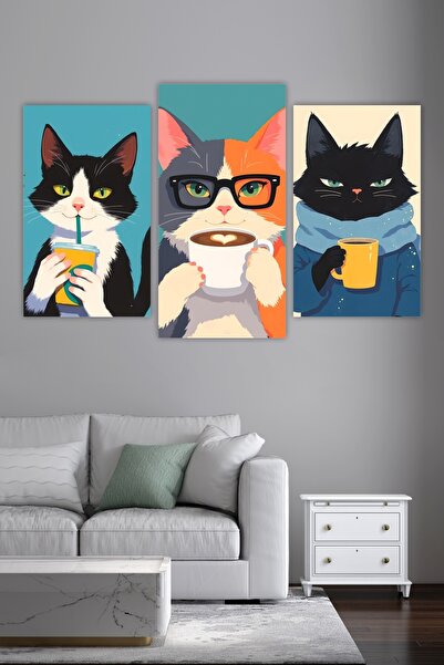 Tasarım Depom 3 Parça Mdf Tablo Seti