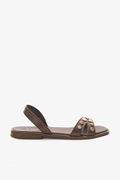 Louis Cardy Sandale de damă din piele naturală maro stacojie
