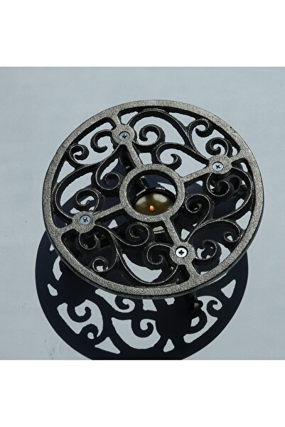 Ant Isıtıcı Fondü Ik Tarz Dökme Demir Hologram (KÜF) Rengi Galvanizli