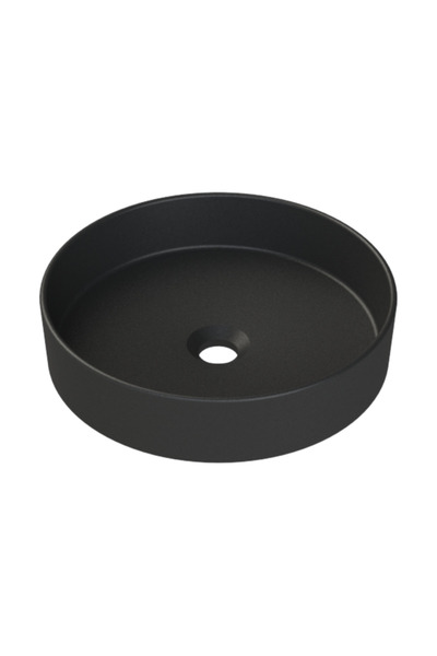 Turkuaz Mat Siyah Suit 40 cm Lavabo