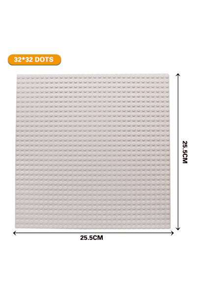 Choice9 ألواح قاعدة كلاسيكية بيضاء 32 × 32 بوصة 32 × 32 بوصة 32 × 16 بوصة من MOC DIY طوب بلاستيكي ألواح قاعدة أبعاد المدينة B