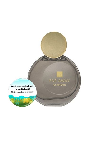 AVON Far Away Glamor (N) + badge