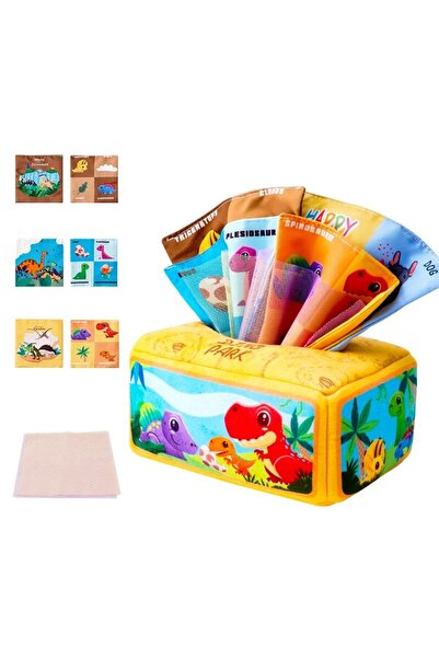 Choice ديناصور YY03-310 لعبة رسم للأطفال، علبة مناديل ورقية قابلة للتمزيق، أح...