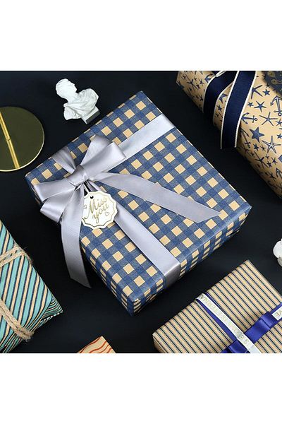 fulina Gift Wrapping Paper,17 inches x 118 inches，For Happy Birthday Gift Wrapping Paper，Graduation