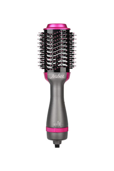 COOYA Hair Dryer Volumizer, 3-in-1 Hot Air Brush Curling and Straightening, Fluffy Comb Multicolour 34cm