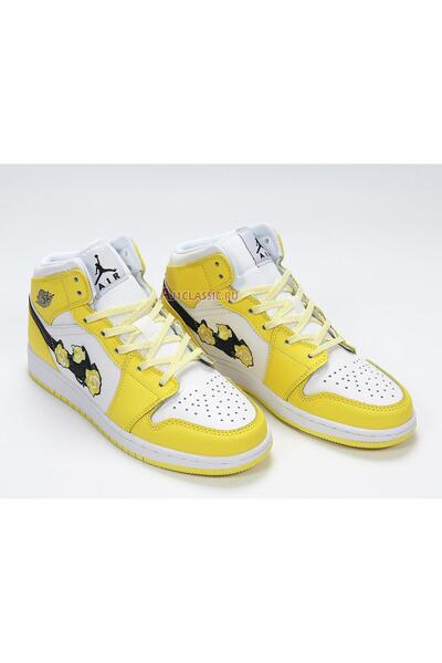 Nike Jordan 1 Mid Dynamic Yellow Floral (gs) Av5174-700