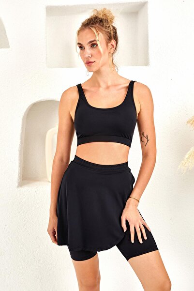 LAPIENO Σετ μπικίνι με σορτς φούστα 4264