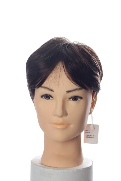 AYTUĞ PERUK Sentetik Erkek Peruk - SS1002-2 - Koyu Kahverengi