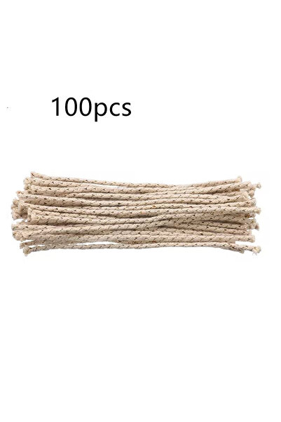 Choice 100 قطعة من أسلاك النحاس وفتائل القطن وزيت الكيروسين وملحقات الولاعات ...