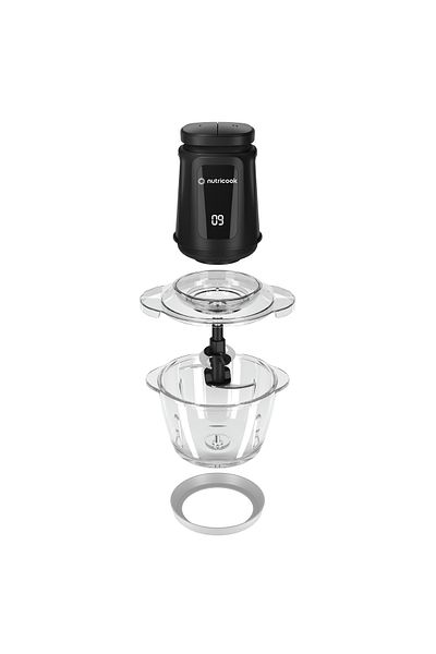 Nutricook Nutricook All-purpose Glass Chopper & Mincer, 1.2L with 4 SS Blade 2 Yr Warranty, 500 W