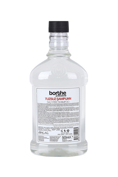 Borthe شامبو خالي من الملح بعد تطبيق الكيراتين 500 مل