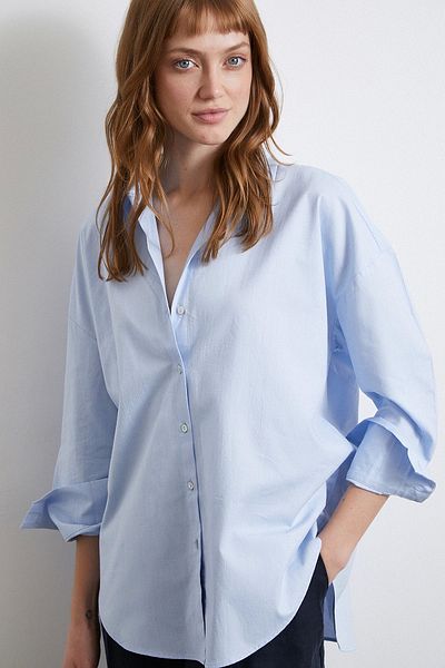 Never more Blue Classic Shirt