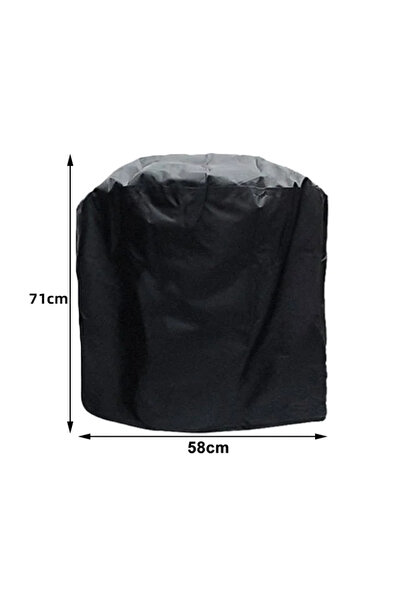 Choice غطاء شواية دائري (58 × 71 سم) مقاوم للغبار ومقاوم للماء من ويبر غطاء ش...