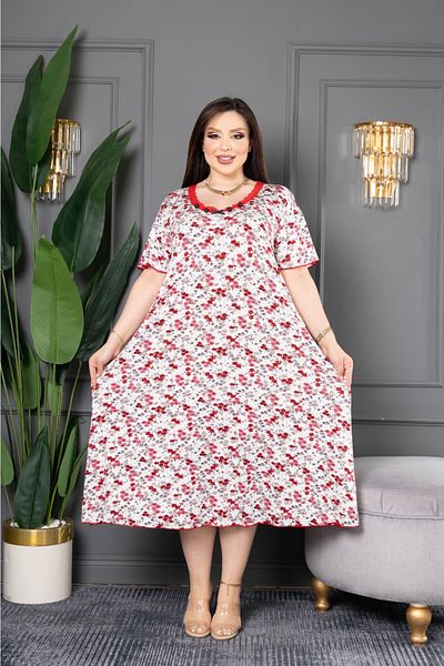 şuranur Bamboo Flared - Elbi̇Se, Lace Detailed Size U Neck Suffle Overlock
