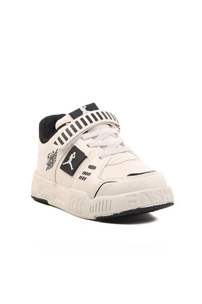 AYAKMOD Pantofi casual pentru copii King Short P White