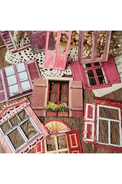 Choice3 ب 10 قطع ملصقات أبواب ونوافذ مجوفة بالليزر، دفتر يوميات غير مرغوب فيه...