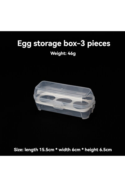 Choice 3 grids Outdoor Shockproof Egg Box Storage Box, Portable Camping Shatt...