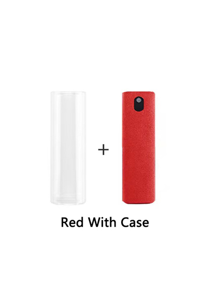 choice2 Red-Case-No Liquid 2 in 1 Screen Cleaner Spray for Mobile Phone PC Tablet Ipad Screen Dust Remover M
