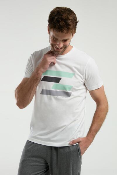 Arnetta Чоловічий великий розмір літній піжамний комплект з кишенями