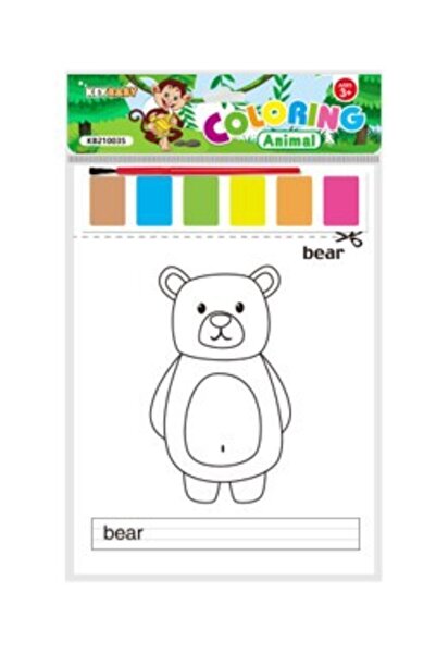 Choice1 مجموعة كتب تلوين حيوانات للأطفال من مونتيسوري، 8 صفحات، ألوان مائية، ...