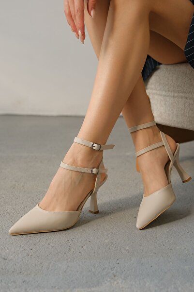 MODAADAM Pantofi cu toc ascuțit Reyes de damă - piele maronie