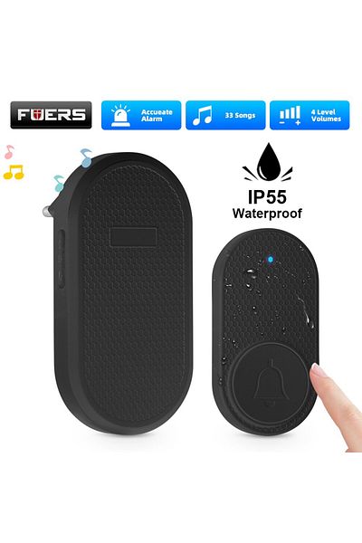 Choice European Regulations Wireless Doorbell Fuers M558 Wireless Doorbell For Home 32 Songs Waterproof But