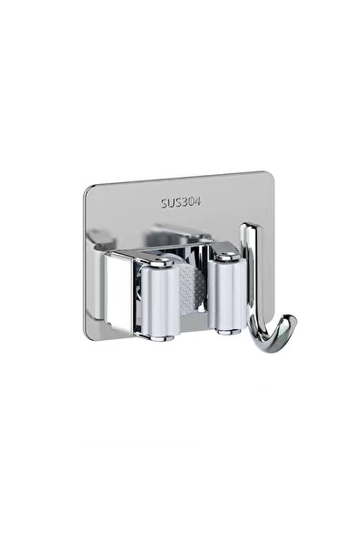 Choice3 حامل ممسحة من الفولاذ المقاوم للصدأ B-Sliver 304 مع خطاف ومنظم ممسحة ...