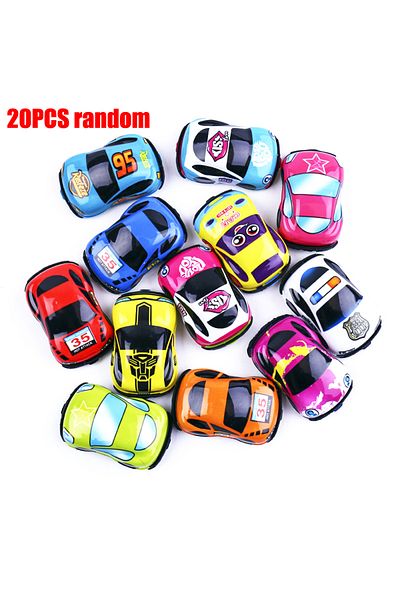 Choice 20pcs Plane 20pcs/lot Cartoon Toys Cute Plastic Pull Back Cars Plane Toy Cars For Child Mini Car Mod