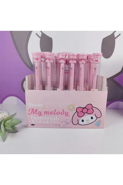 SANRIO Melody Sanrio Toothbrush Anime Hello Kitty My Melody Kuromi Cinnamoroll Cartoon Student Adult Househ