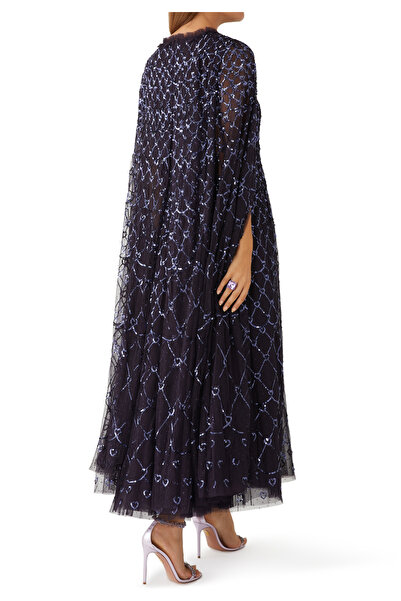 Needle & Thread Kalp Kafes Ankle Elbise