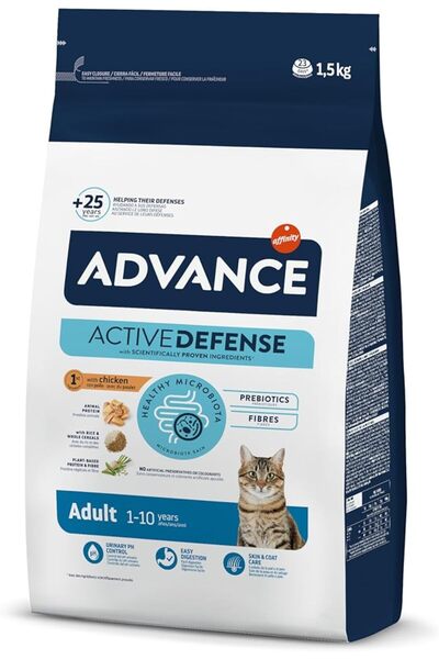 Advance Cat Adult Tavuklu Pirinçli Yetişkin Kedi Maması 1,5 Kg