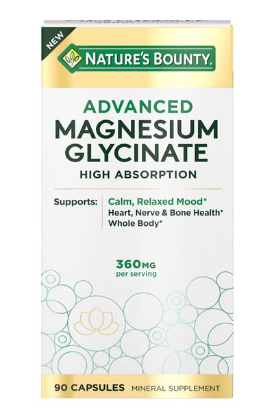Nature's Bounty Natures Bounty Advanced Magnesium Glycinate Tab 90