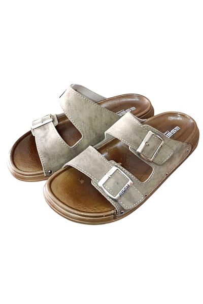 Esem 3769-0001 Men's Buckle Summer Comfort Slippers