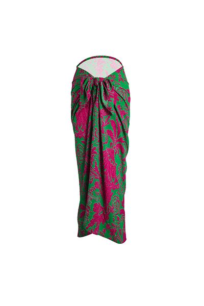 MANOTRES Peach Paisley Pareo