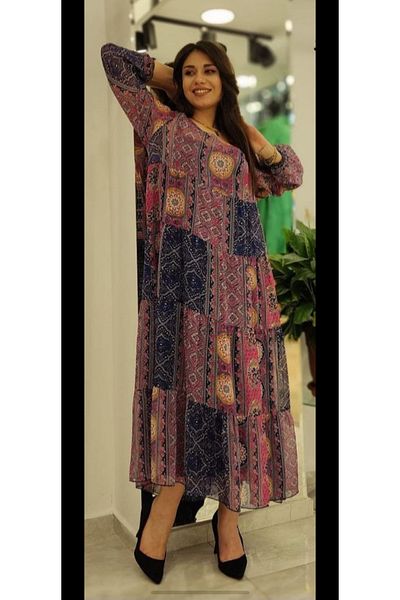 Cb Made In Italy Italian Silk Dress