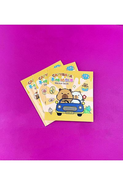 Gift Moda Carte cu autocolante Capybara din 3 piese