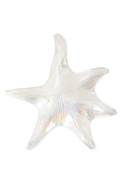 Mudo Home Starfish Decorative Plate White 25 cm