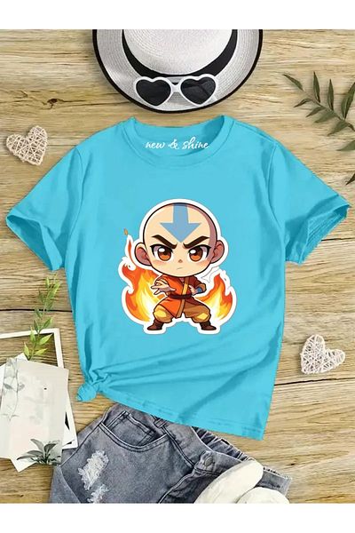 New Shine 1 tricou este un cadou pentru achiziții de 6 și mai sus în coș - Tricou pentru copii oversize cu imprimeu Avatar