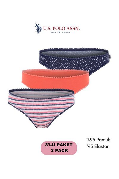 U.S. Polo Assn. Female, Licensed, Uspa, 3-Piece Slip Set (Boxed)