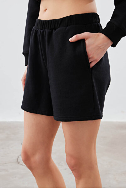 Hays Kadın Pamuklu Üç İplik Cepli Şort